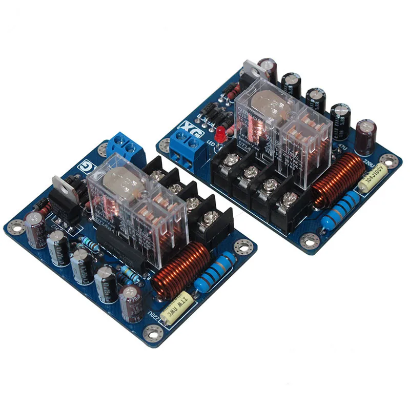2 PCS UPC1237 C1237 / ST L7812CV mono Loudspeaker Protection Board Mirror Symmetry Circuit Assembled Board