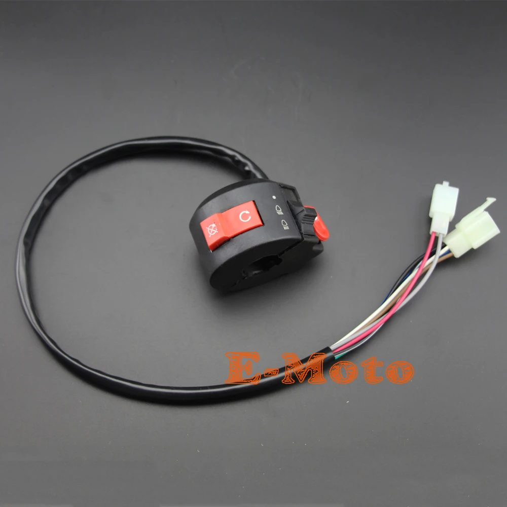 Full Electrics wiring harness CDI Coil Kill Switch C7HSA Spark Plug 50cc 70cc 90cc 110cc 125cc ATV Quad Pit Bike Buggy Go Kart