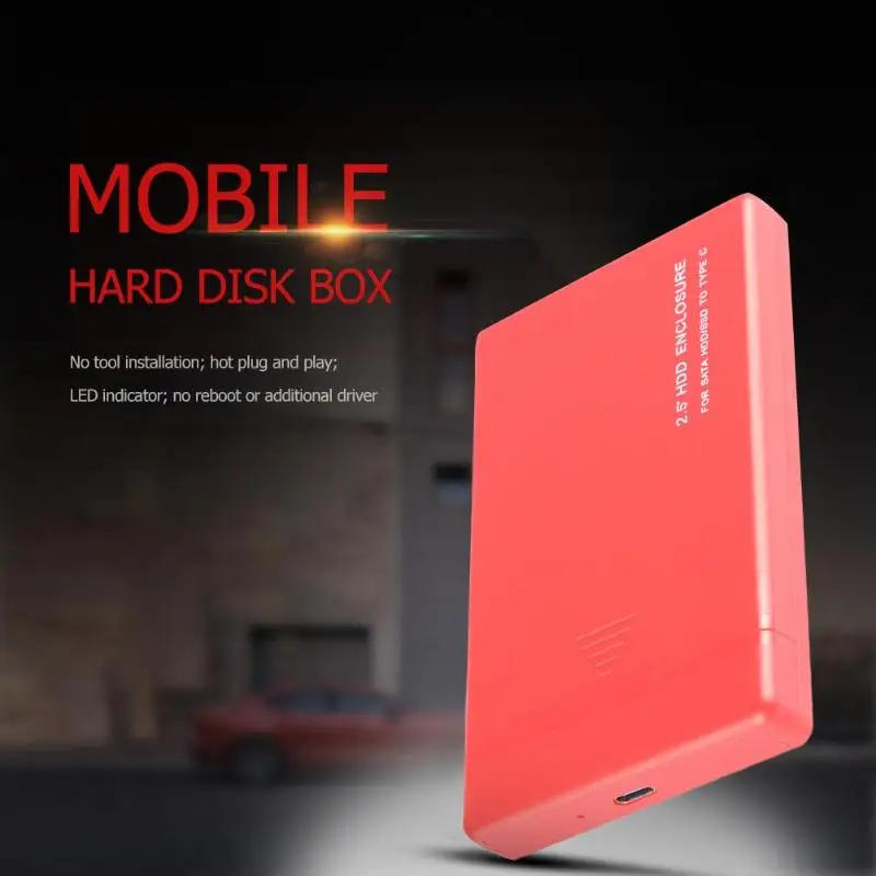 Boîtier pour disque dur externe HDD 2.5 pouces, usb 3.1, Type C vers sata 3.0, SSD, accessoires d'ordinateur