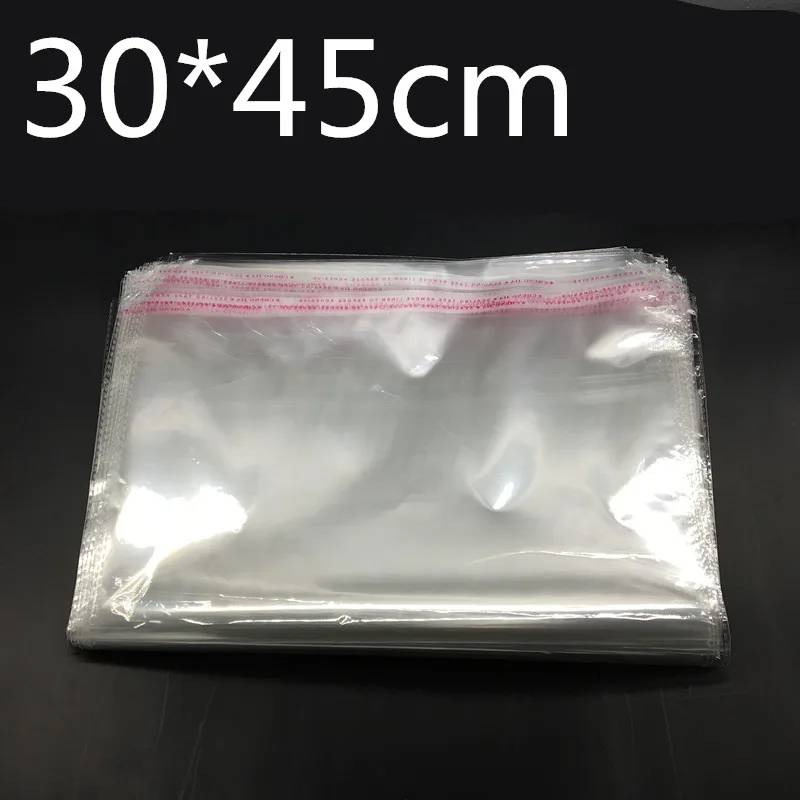 100 Pcs Clear Resealable Cellophane/BOPP/Poly Bags Transparent Opp Bag Packing Plastic Bags Self Adhesive Seal