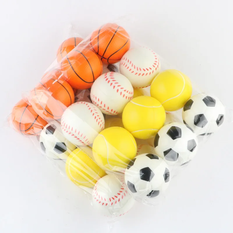 Football Slow Rising Anti stress Squeeze Toys Baseball Tennis Ball Baseketball Squishy Antistress Relief Ball 6.3cm 7.6cm 10cm