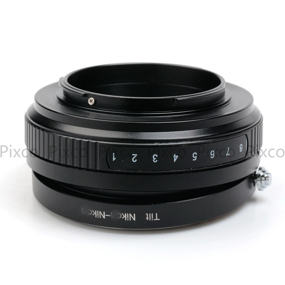 NGHIÊNG 8 Độ Xoay Bộ Chuyển Đổi Vĩ Mô Phù Hợp Với Cho AI AI-S F Núi Lens Để cho Nikon Adapter D7100 D7000 D600 d5100 D3100 D300S Máy Ảnh
