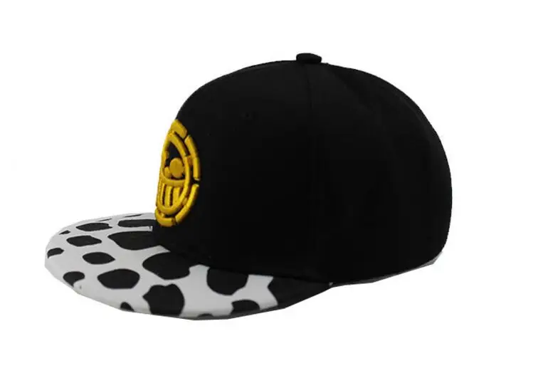 Wholesale Lots Anime One Piece Hat Baseball Cap Trafalgar Law Hats Cosplay Caps For Women Men Hip Hop Snapback Caps Flat Hats