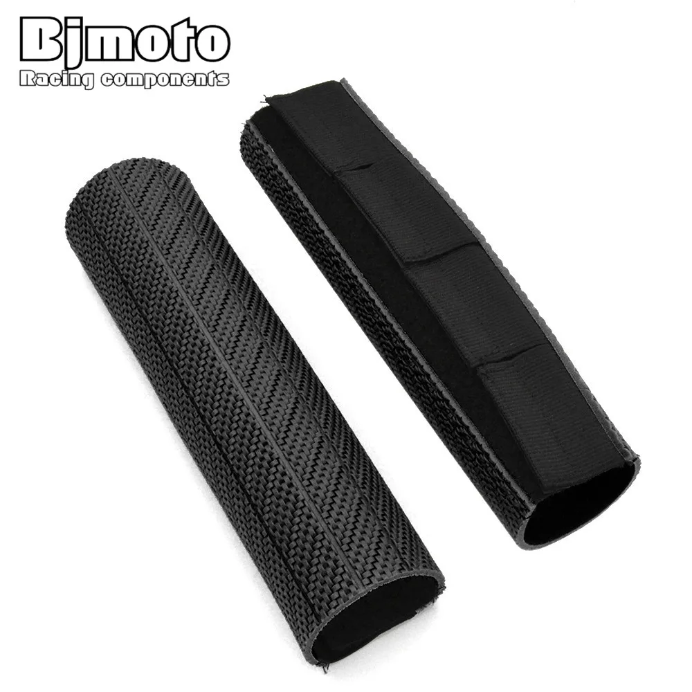 Bjmoto Universal Motorcycle Rubber Front Fork Cover Shock Protector Dust Guard motocross motorbike Gaiter Gator Boot Socks Cover