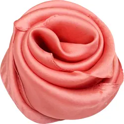 100% Pure Bandana Women Silk Scarf Solid Color Female Headband Natural Silk Neckerchief Top Pocket Square for Men Handkerchief