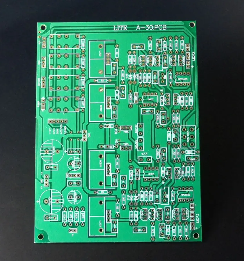 Free shipping 1pcs A30 transistor pre-level PCB blank board pure DC Class A pre-class