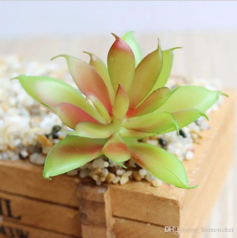 Charming Faux Artificial Succulent Plants Emulational Cactus Plants for Office Home Table Desk Garden Displayed Mini Flower Deco