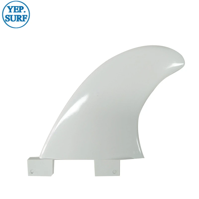 Surfboard Plastic Double Tabs Fins Surf Double Tabs GL White Fin 2 pcs per set