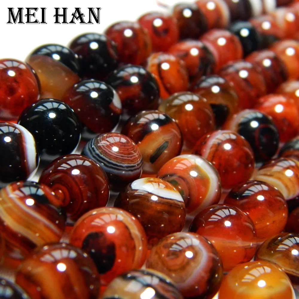 Meihan wholesale dream Onyx agate mix color round beads for jewelry making design DIY