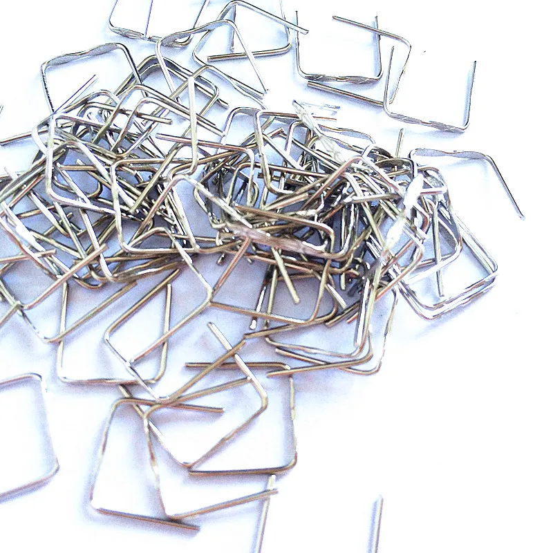 Hot Selling 100pcs/lot 12mm Chrome Stainless Steel Square Buckle Hook For DIY Accessories Lighting Curtain Bead Metal Connectors