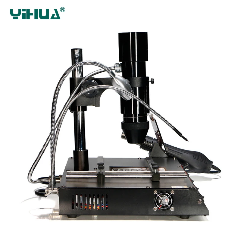 YIHUA 1000B BGA Rework Station 4 in 1 Infrared Rework Station SMD Hot Air Gun 540W Preheating Station 75W Soldering Iron station