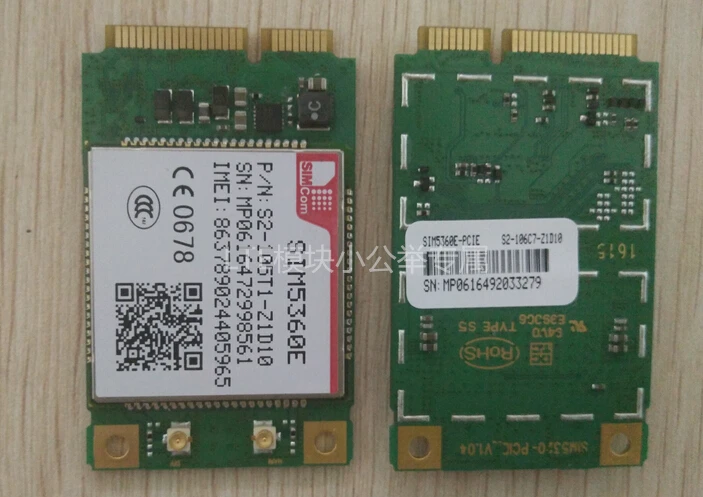 

1PCS SIM5360E MIINI PCIE /SIM5360 Guaranteed 100% New Original WCDMA/HSPA GSM/GPRS/EDGE 3G Module JINYUSHI stock