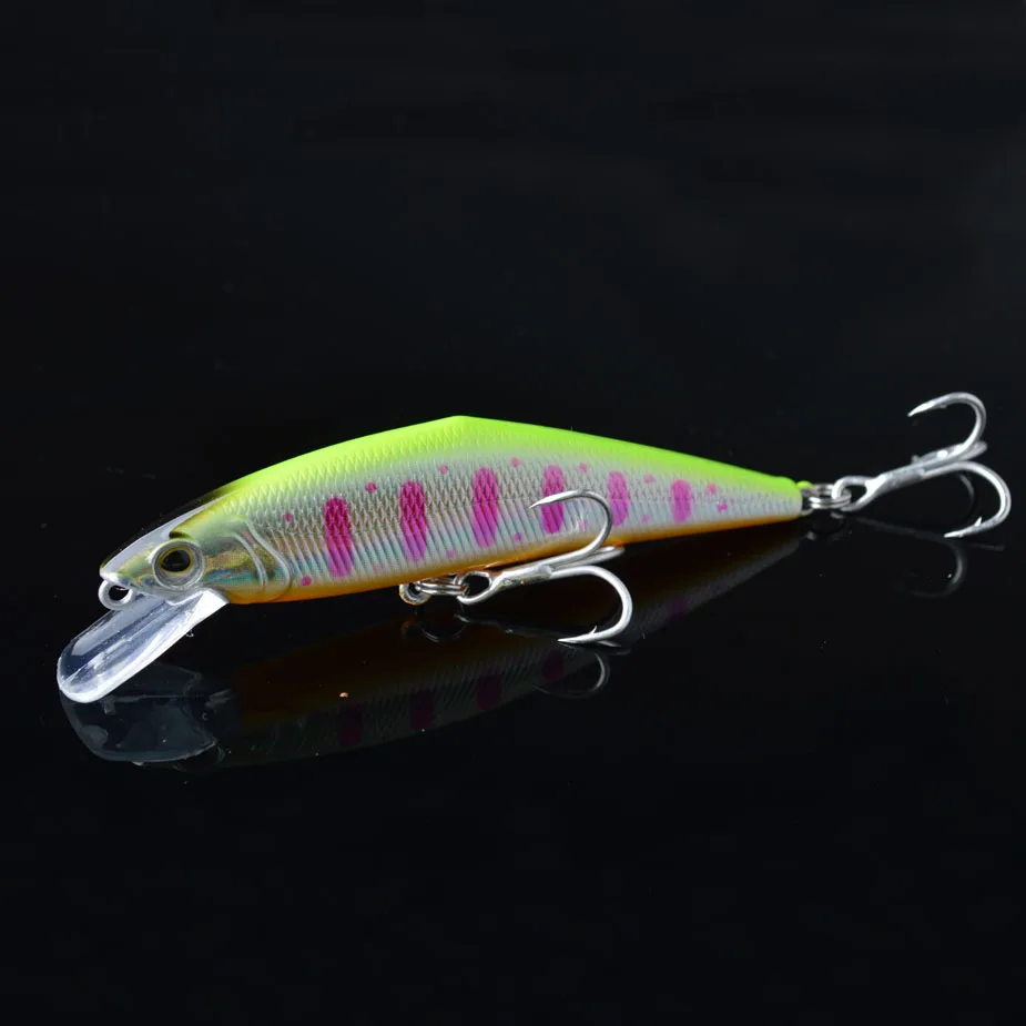 TOMA 85F Minnow Fishing Lure 85mm 15g Sinking Hard Baits Iscas Artificial Minnow Wobbler Bass Pike Bait Fishing Tackle