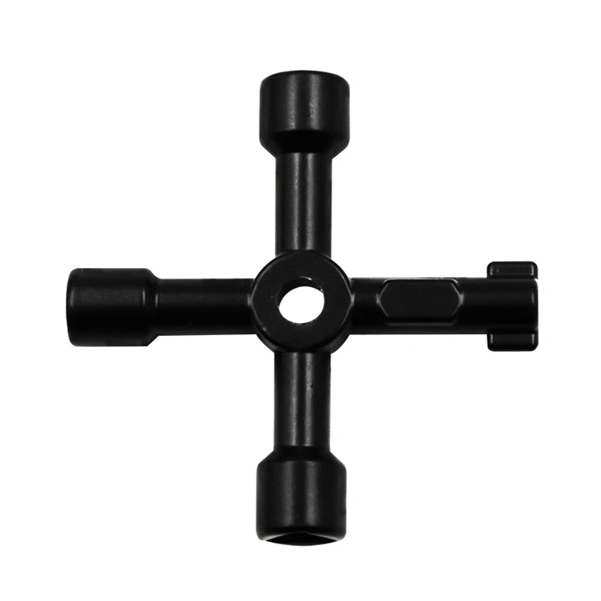 Llave triangular Universal multifunción, 4 vías, llave de fontanero, radiadores de purga de gabinete, Medidor eléctrico de Gas