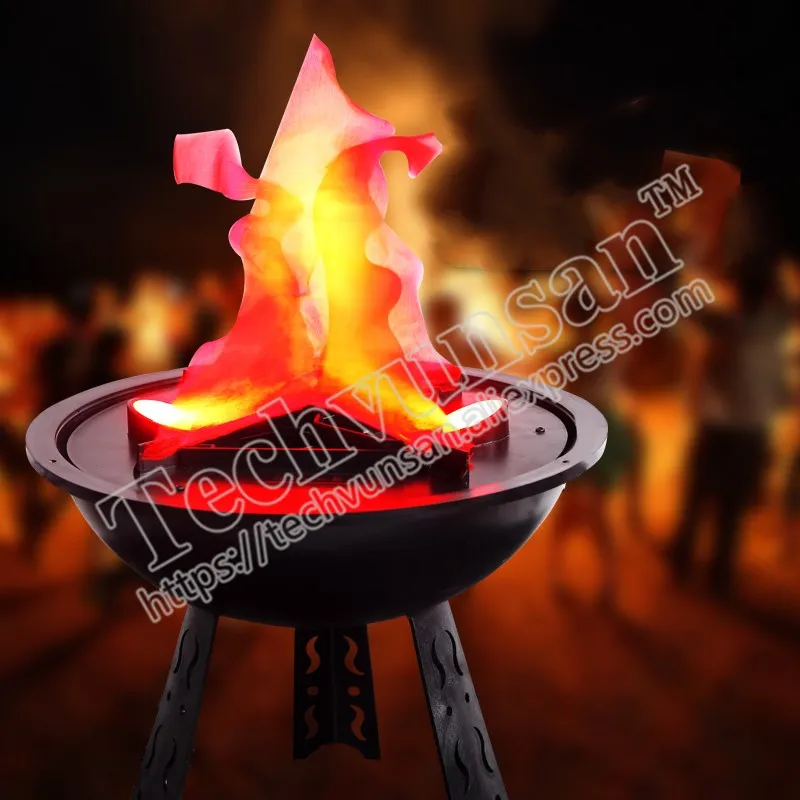 Halloween luminous flame lamp Simulated fire Basin Wall mounted plastic luminous basin fire Shop bar KTV decorative props