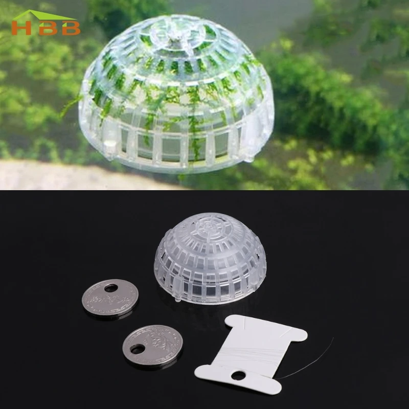 New Aquarium Float Moss Ball Filter Decor Fish Tank Shrimp Green Live Plant Holders Oct16