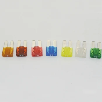 Micro2 ATR Otomotiv Sigortaları araba sigortası Çeşitli 14 adet 5A 7.5A 10A 15A 20A 25A 30A Yeni ford/fox/mondeo/Dodge/JEEP için Set Pak