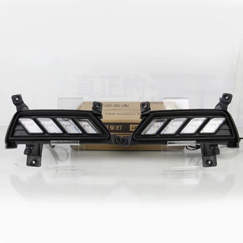 Exterior Fog Lights Daytime Running Lights for MG ZS 2017 2018 Led turn signal Drl Lights Accessories