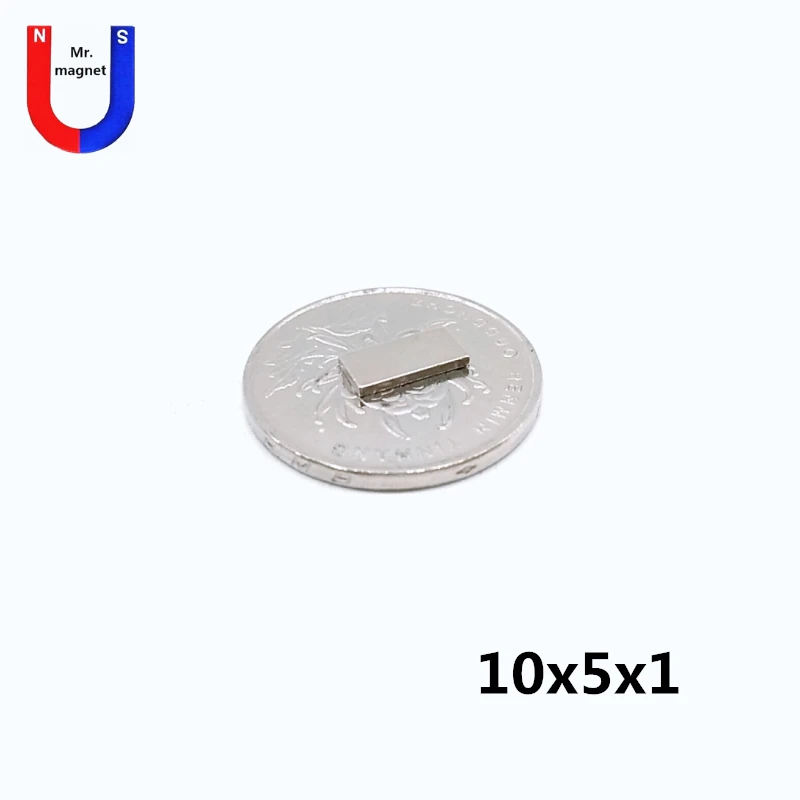 500pcs 10 x 5 x 1 mm Rare Earth N35 For Craft Models Small Round 10*5*1 Fridge Magnets Super Strong Neodynium Magnet