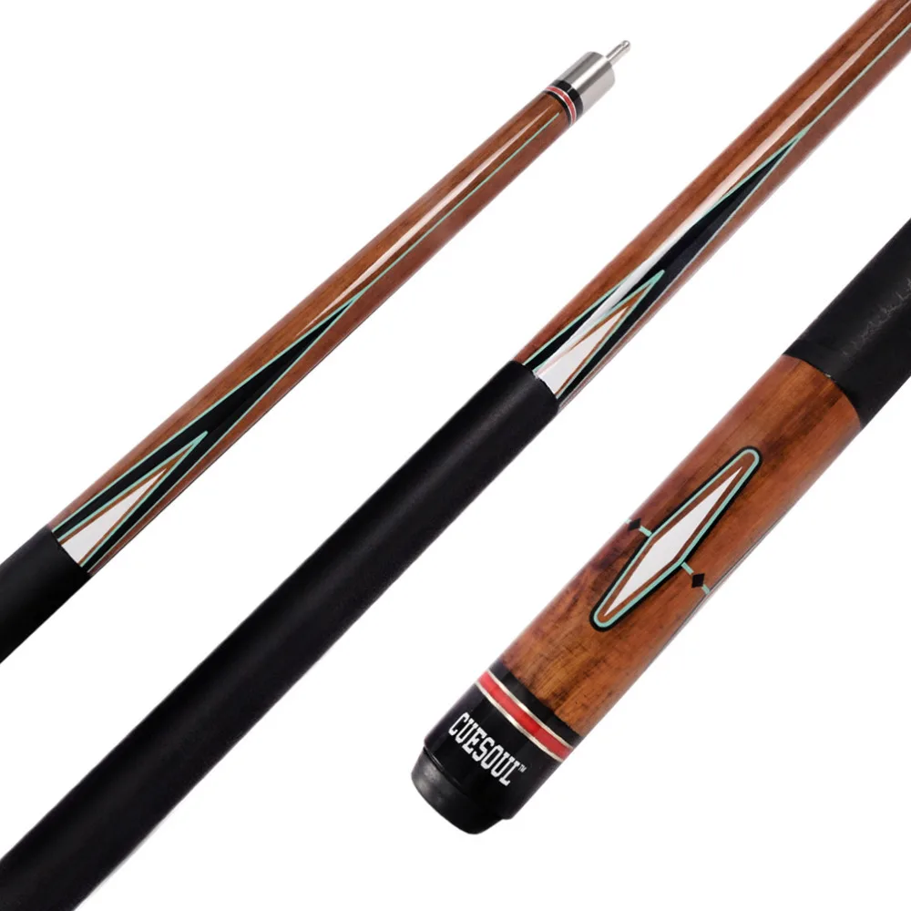 CUESOUL Center Jointed Pool Cue Billiard Cue, 58 Inch 21 Oz with 13mm Cue Tip  Joint Protector