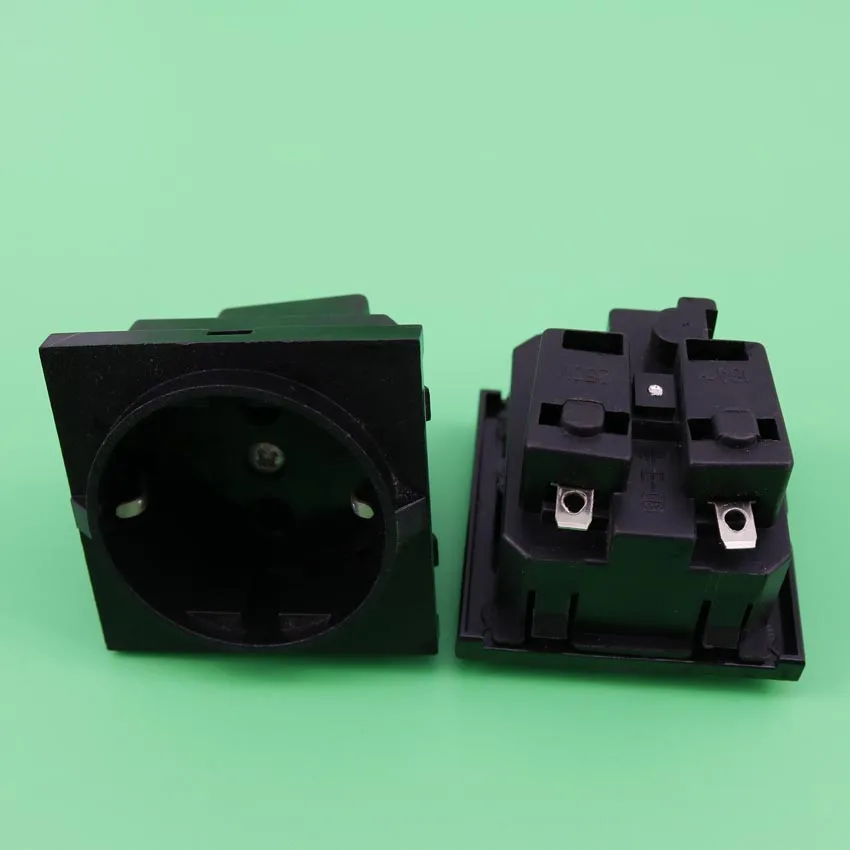 

YuXi 1 шт./лот E-08 Германия Европейская розетка переменного тока 16A 250 В Корея проводка розетка Schuko