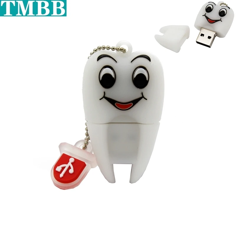 

BiNFUL 2024 Pen Drive Gift Teeth Cute Model 8GB 16GB 32GB 64GB Usb Flash Drive, Tooth Flash Memory Stick Pendrive Dentist U Disk