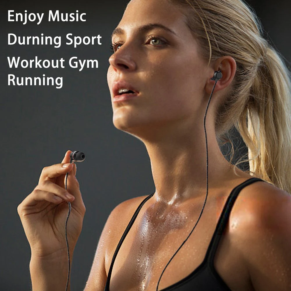 سماعات أذن من النوع C، سماعات أذن رياضية للجري داخل الأذن، سدادة أذن مقاومة للعرق مع ميكروفون للهاتف المحمول Xiaomi Note3
