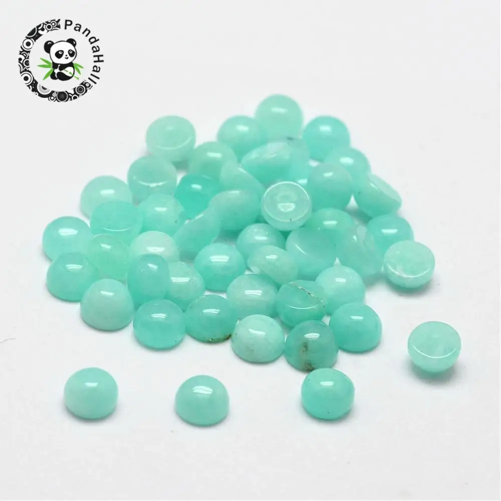 Dome Natural Amazonite Cabochons 4mm 6mm 8mm 10mm