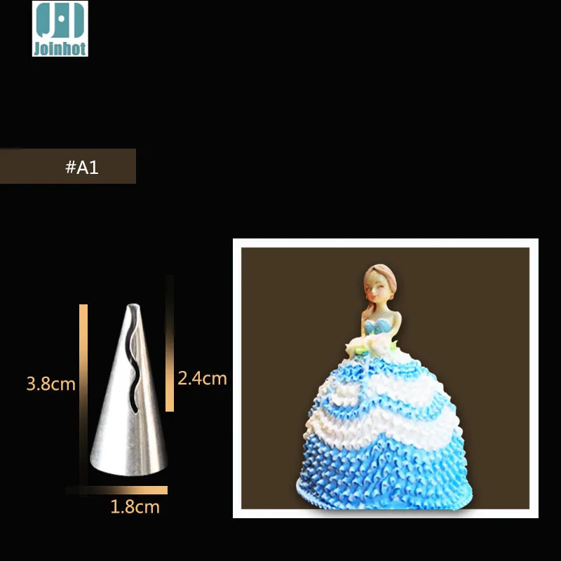 New Arrival baby doll skirt  Stainless Steel Icing Piping Nozzles Pastry Tips Fondant Cup Cake Baking Tool CHEAP