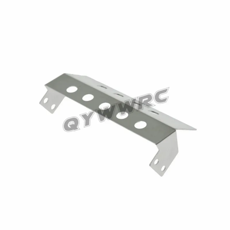 D90/D110/D130 Stainless Steel Chassis Armor Axle Protection Board For 1/10 RC Crawler CarD90 RC4WD Metal Anti-Skid Upgrade Parts