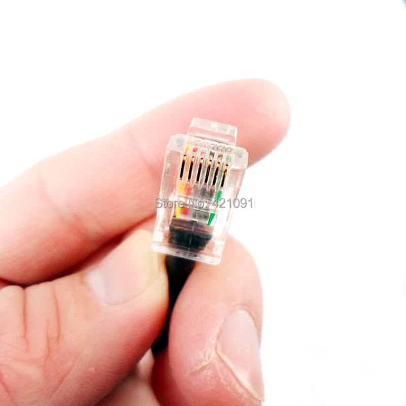 MH-48A6J 6 Pin Hand Microphone Cable for Yaesu FT-7800 FT-8800 FT-8800r FT-8900 FT-8900r FT-7900r Car Radio MIC Cord