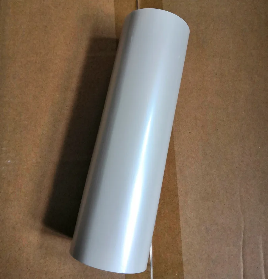 Hot stamping foil pearl foil white color hot press on paper or plastic 21cm x 120m or 64cm x 120m