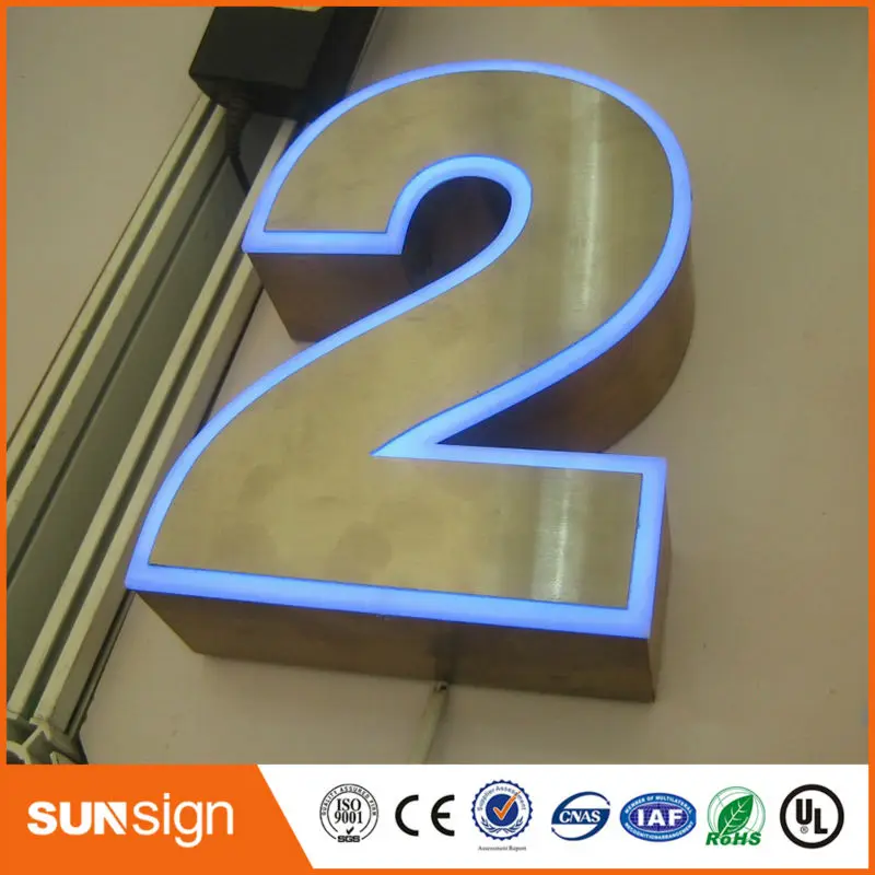 China manufacturer frontlit led sign light letters for advertising