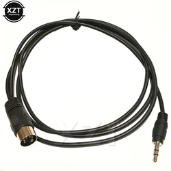 Línea de extensión de Audio Din, 5 pines, enchufe MIDI macho a 3,5mm, Conector estéreo macho, Cable de extensión de Audio de 0,5 m/1,5 M/ 3M, gran oferta