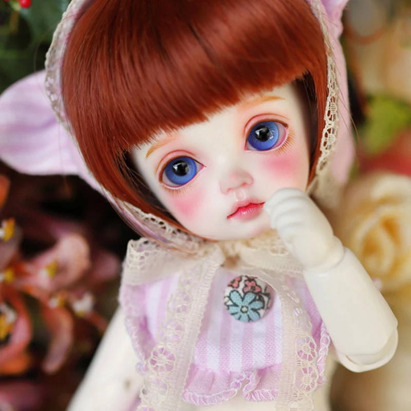 

1/8 BJD Doll BJD / SD Cute Basic Miu Doll With Free Eyes For Baby Girl Gift Free Shipping