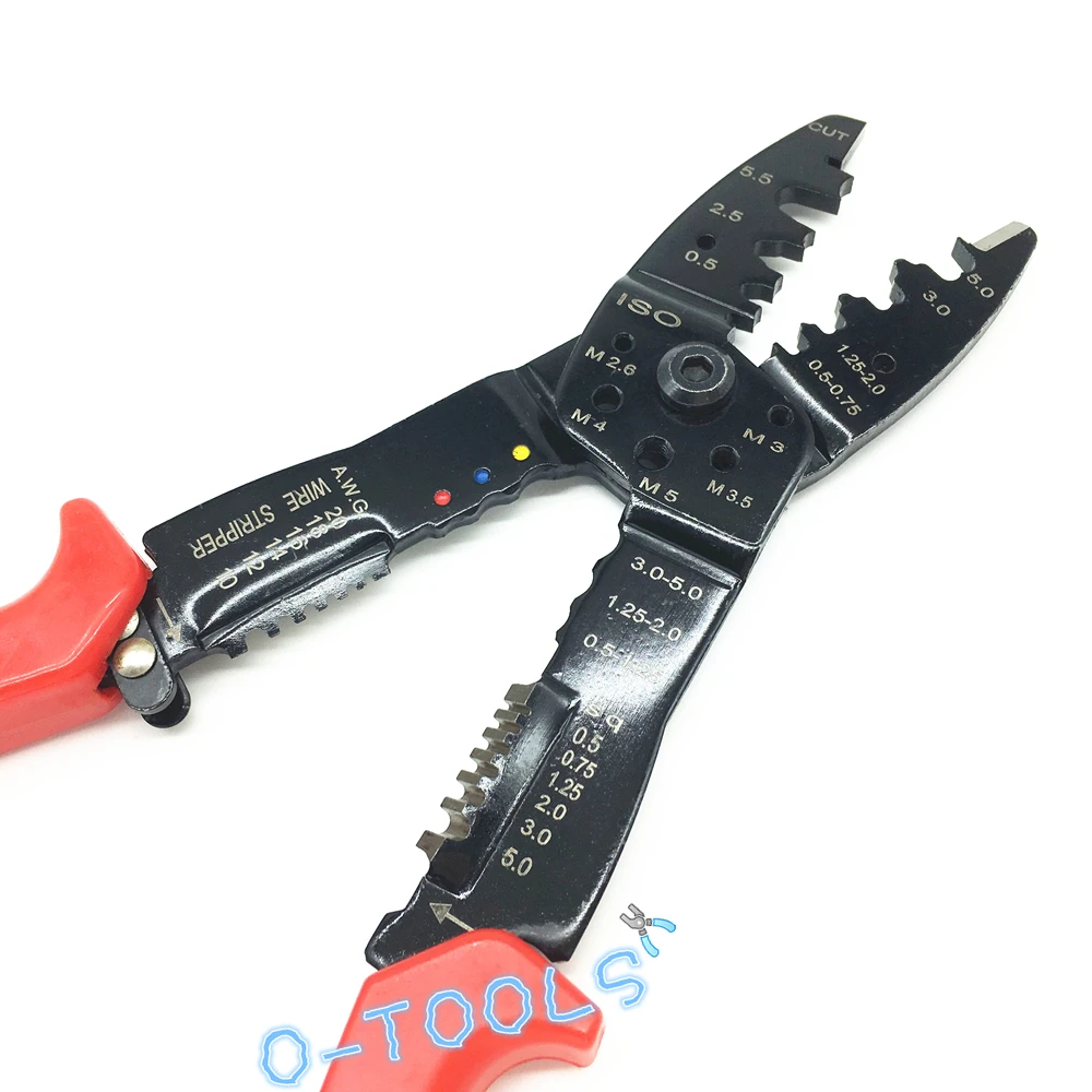 Multifunzionale terminal pinza a crimpare cavo pinza di taglio wire stripper cutter multi strumenti di riparazione FAI DA TE strumento mano pinze