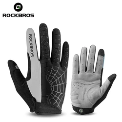 ROCKBROS Windproof Cycling Bicycle Gloves Touch Screen Riding MTB Bike Glove Thermal Warm Motorcycle Winter Autumn Bike Clothing