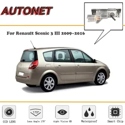 AUTONET HD Night Vision Backup Rear View camera For Renault scenic 2 II Renault Grand scenic 2003~2009/CCD/license plate camera