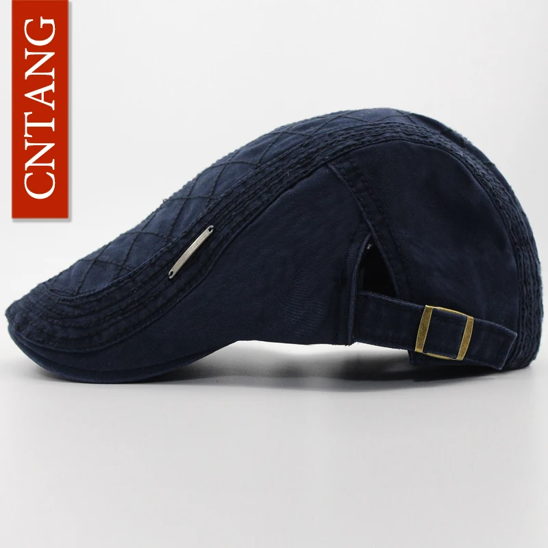 CNSizes G-Béret en Coton pour Homme, Casquette à Visière Décontractée, Chapeau pio à lèvent Vintage, Réglable, Mode Printemps-Automne