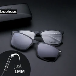 ultrathin clips clip on  Full Rim Optical Frame  Vintage Men Myopia Eye Glasses Sunglasses Anti Glare/UV