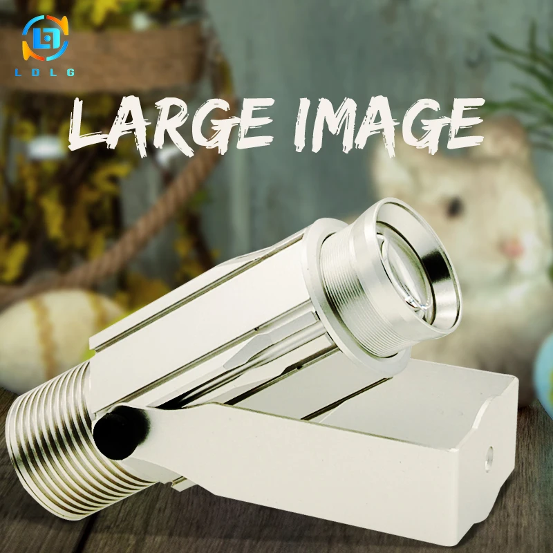 Popular OUTDOOR Single Static Image 20W LED Gobo Logo Projector Aluminum Alloy Waterproof Customized Logo 1700lm Projector Light