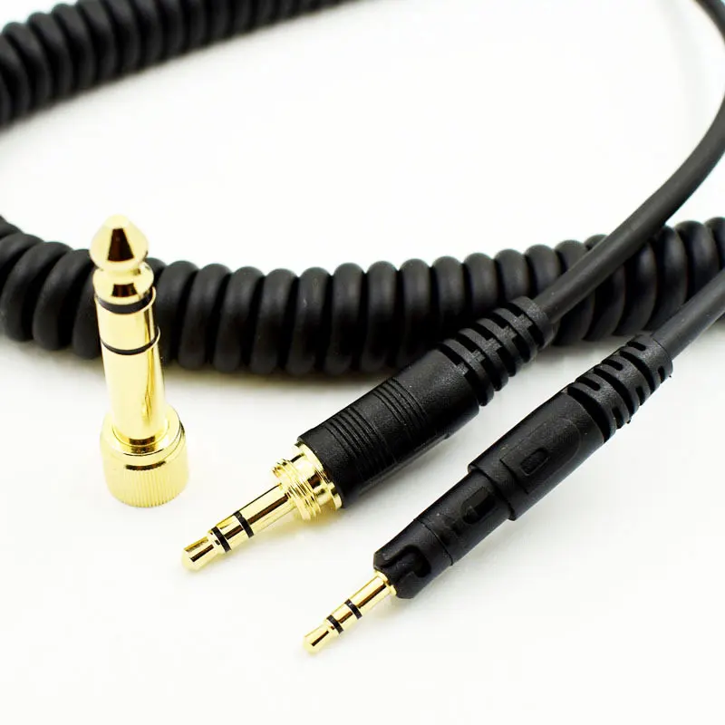 Replacement Cable 3m original  For Audio-Technica ATH-M50x ATH-M40x ATH-M70x Headphone Upgraded Spring line 3.5mm to 2.5mm Wire