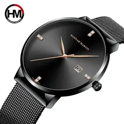 Dropship New Men Watches Fashion Quartz Watch Casual Steel Mesh Steel Waterproof Top Brand Luxury  Sport Watch Relogio Masculino