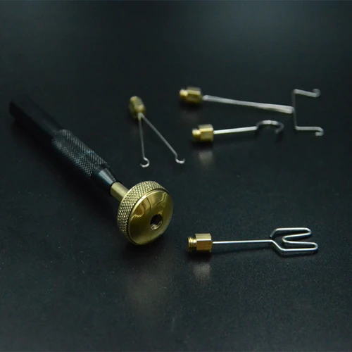 Imagen 2 del producto CONTEMPLATOR atado de moscas, 1 Juego de herramientas de doblaje de rodamiento, girador de rodamiento de bolas con 4 accesorios diferentes, aparejos de pesca con mosca