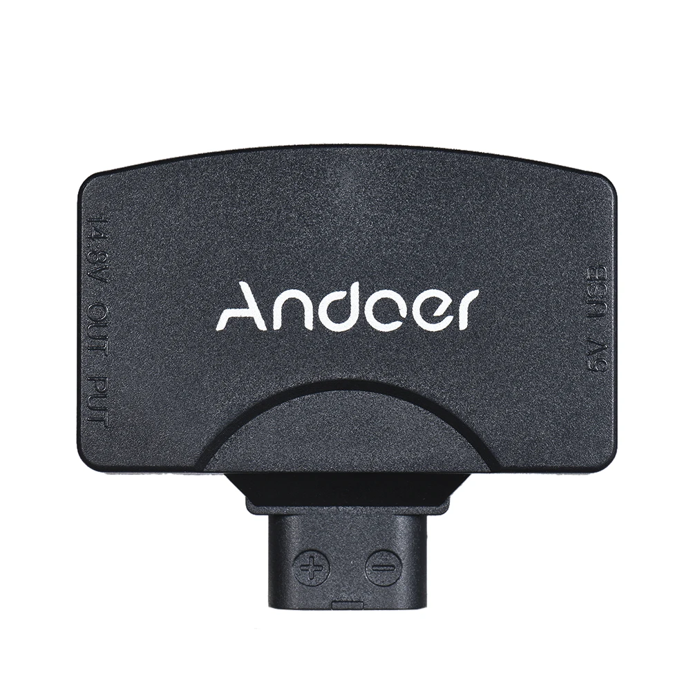 Andoer D-Tap to 5V USB Adapter Connector for V-Mount Camcorder Camera Battery for BMCC for iPhone iOS Android Smartphone Monitor