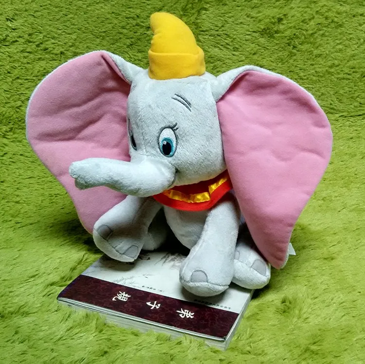 

Free Shipping 30cm=11.8inch Original Dumbo Elephant Plush Toys Stuffed Animals Soft Toys for baby Gift