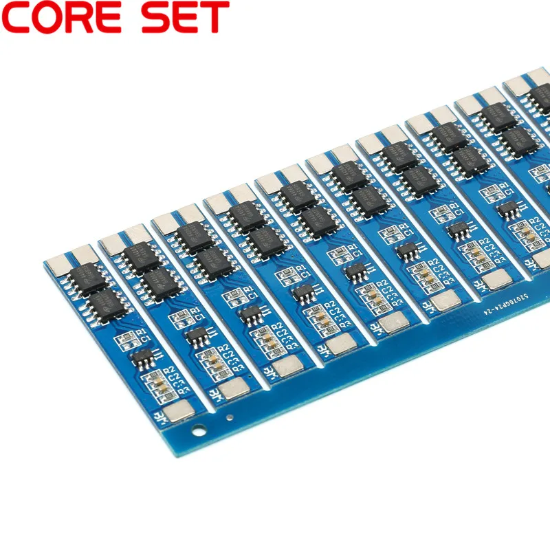 10Pcs 2S 5A 7.4V/8.4V 18650 Li-ion Battery Charger Board Lithium Battery Charging BMS Over Charge-Discharge Protection Board