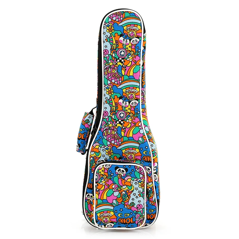 New sale portable 21 23 26 inch soprano ukulele case small bass guitar bags soft gig cover backpack lanikai concert padded strap