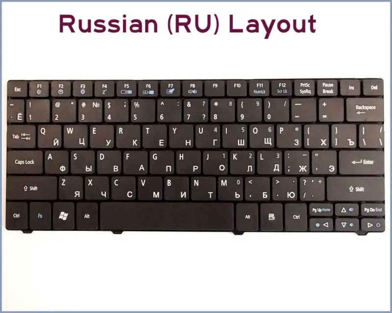 New RU Russian Version Keyboard for Acer Aspire One 1420 1420P 1420/P 1410 1410T 1551 1810 1810T 1810TZ Laptop