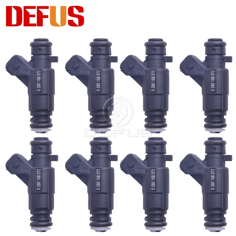 DEFUS 8X Fuel Injector Bico 0280156072 For Mercedes-Benz E55/CL55/S55 AMG 03~06 CLS55 2006 SL55 03~08 G55 05~10 5.4L 5.5L V8 NEW